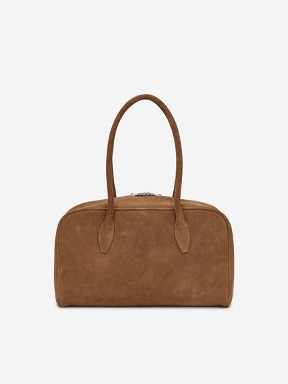 Suede Bowling Bag