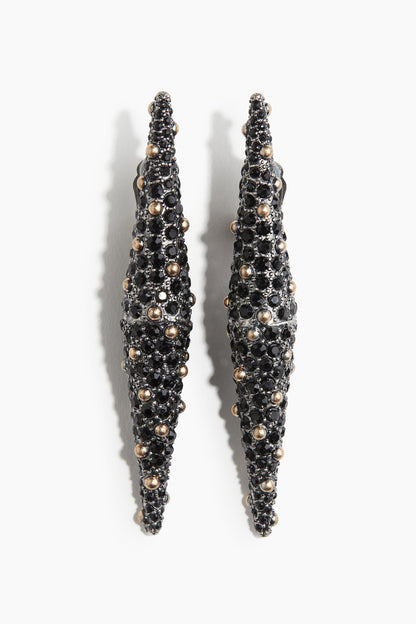 Statement clip earrings