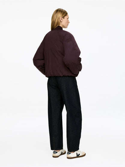 Upcycled Down Cropped Jacket