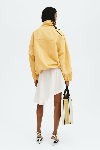 Oversized nylon jacket