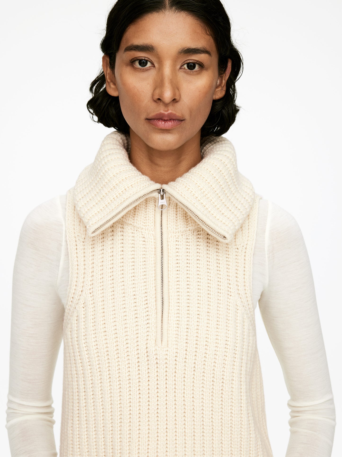 Ribbed Wool Vest