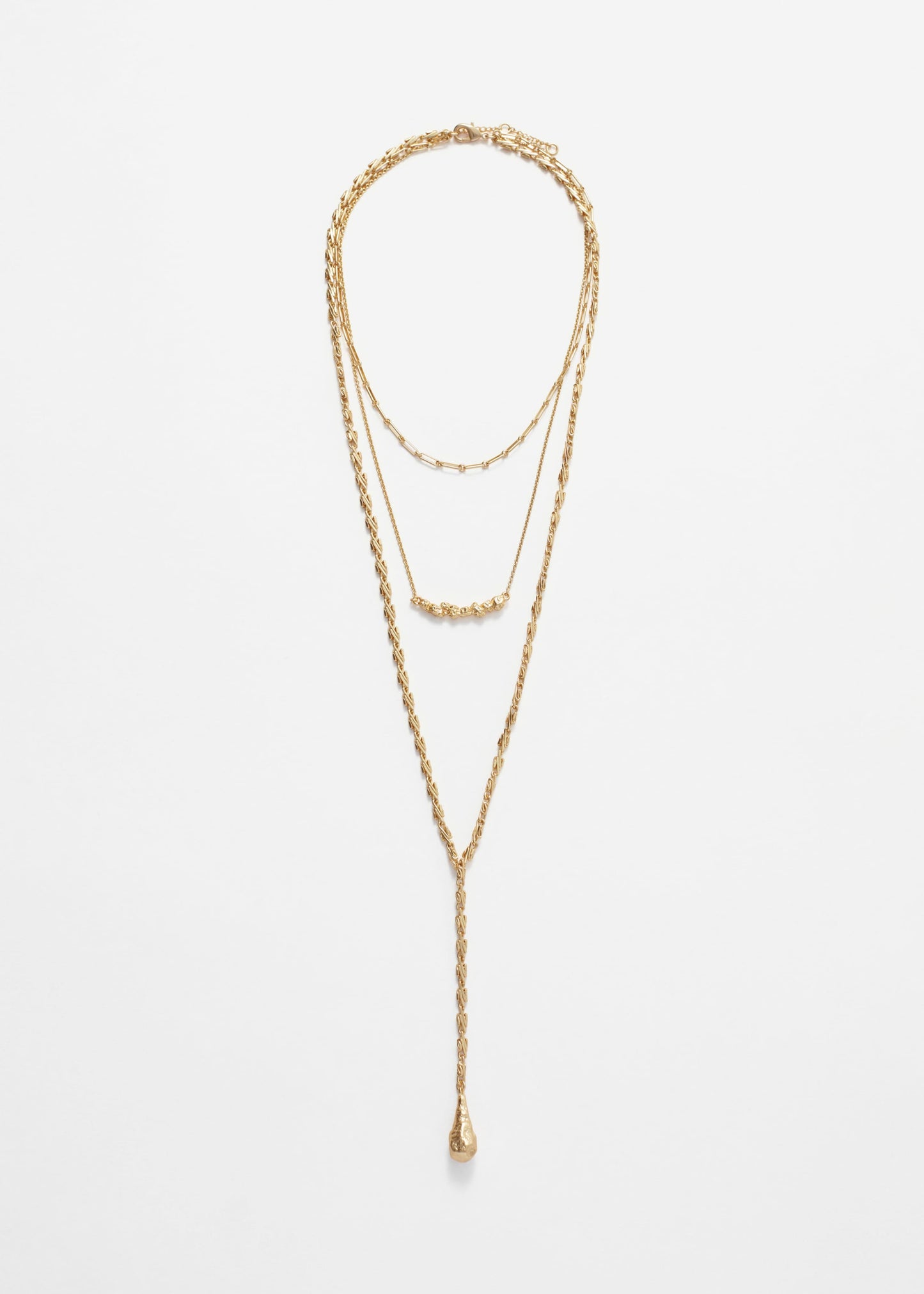 Layered Lariat Necklace