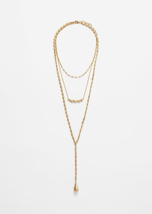 Layered Lariat Necklace