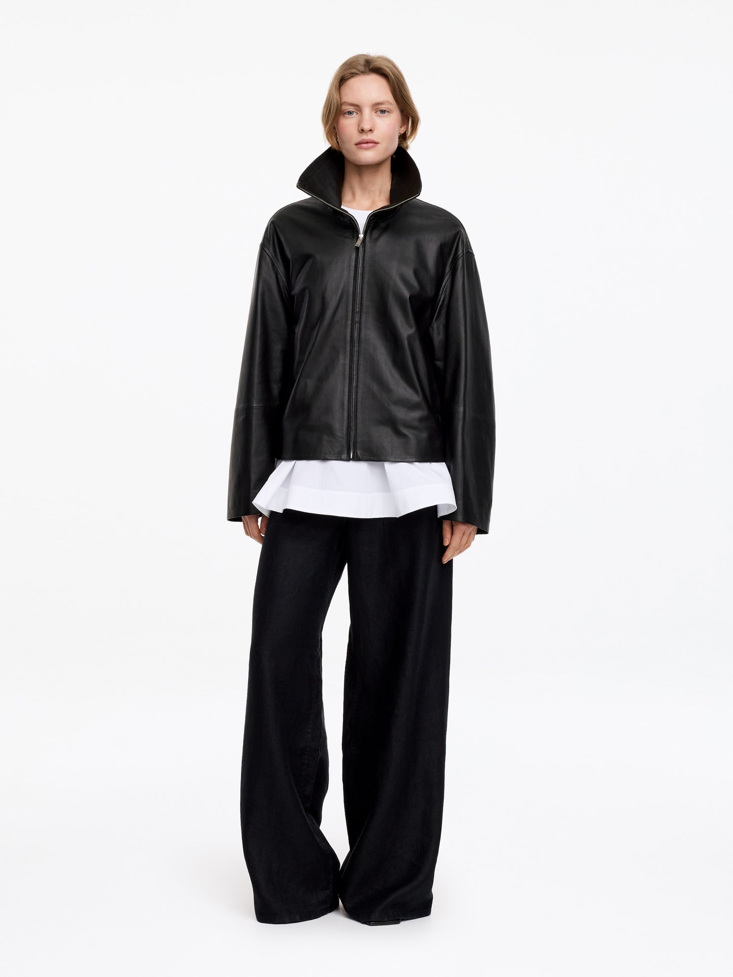 Short Leather Jacket
