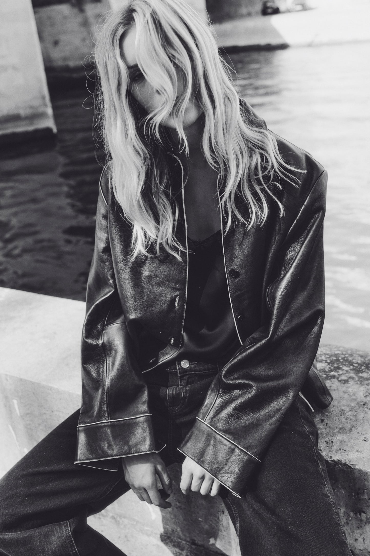 Leather jacket
