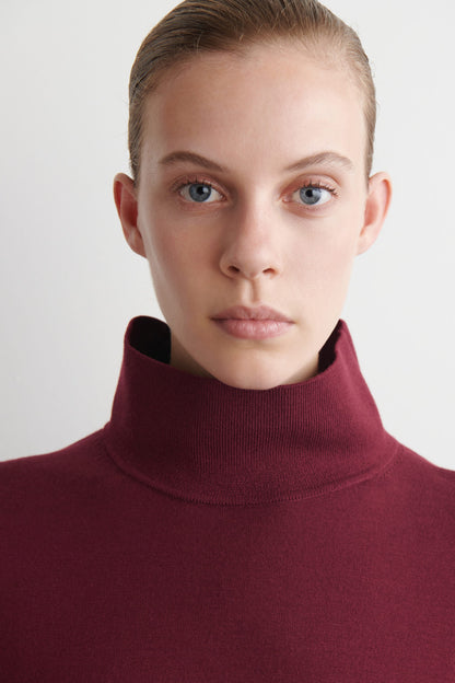 Merino Wool Turtleneck Jumper