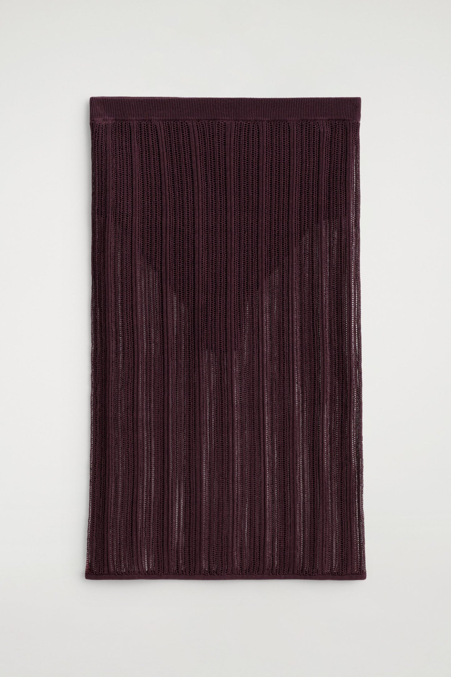 Sheer Lace-Knit Skirt