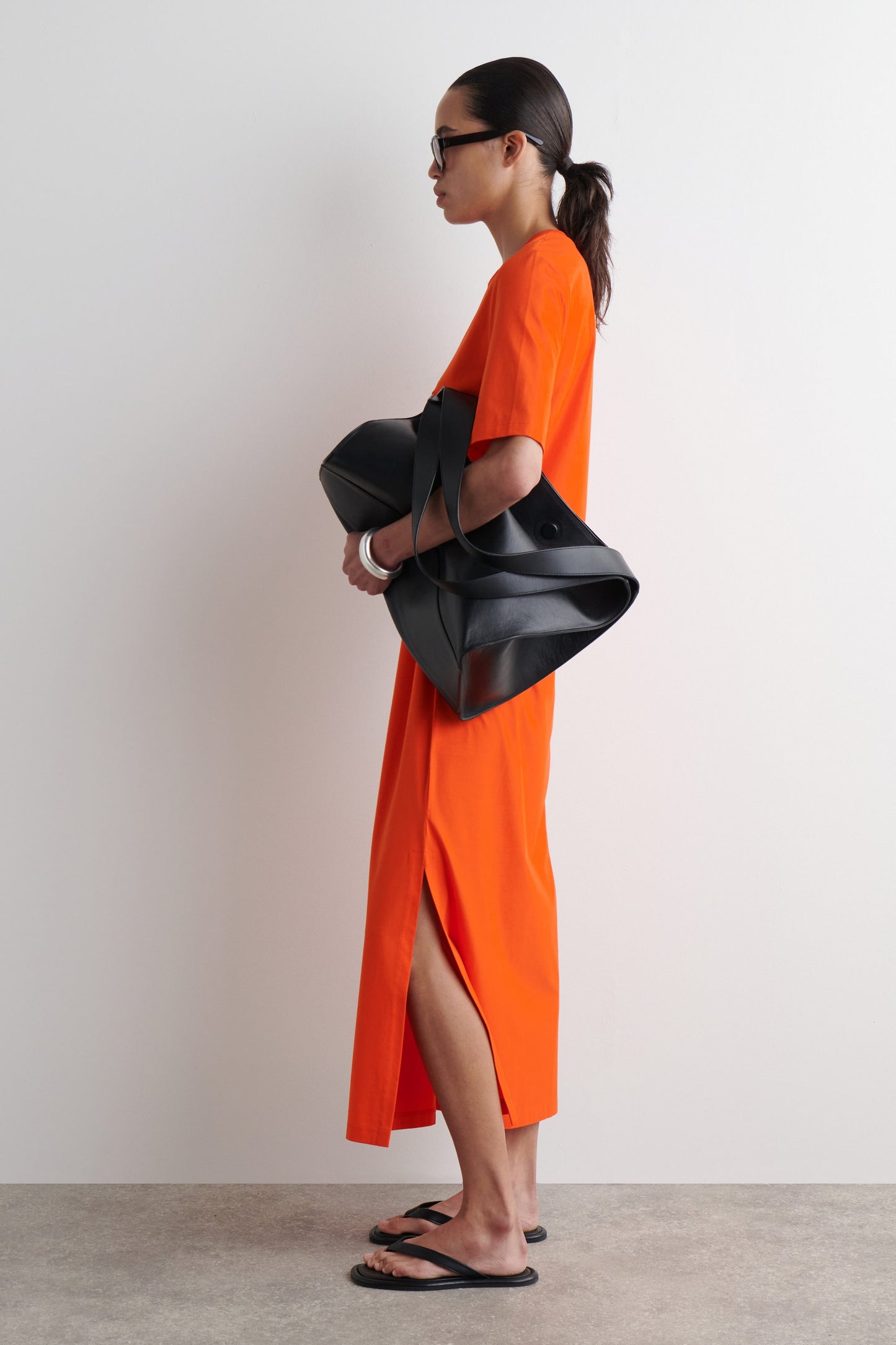 Cotton Midi T-Shirt Dress