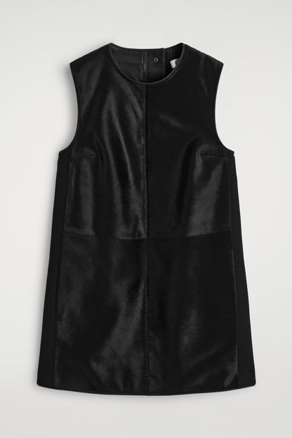 Pony Hair Mini Dress