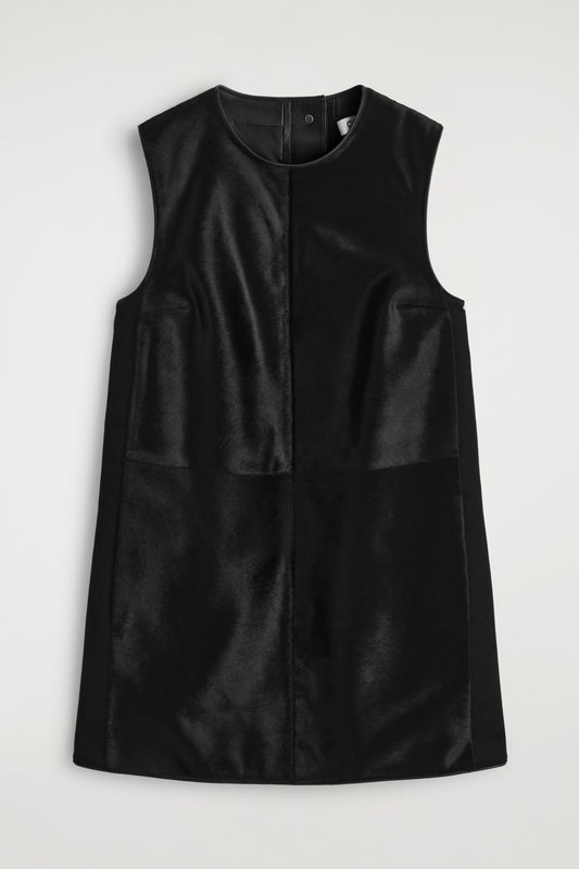 Pony Hair Mini Dress