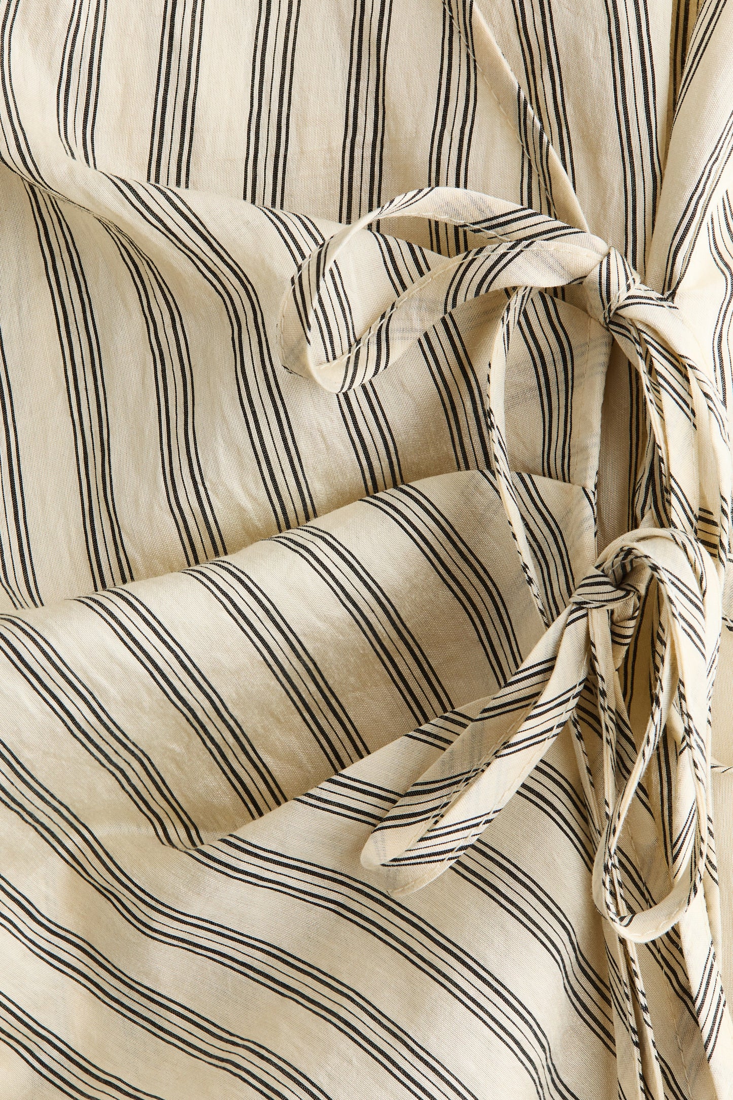 Striped Wrap shirt