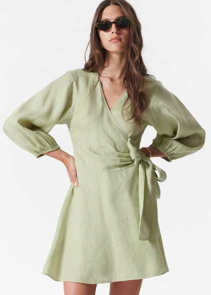 Wrap Mini Dress