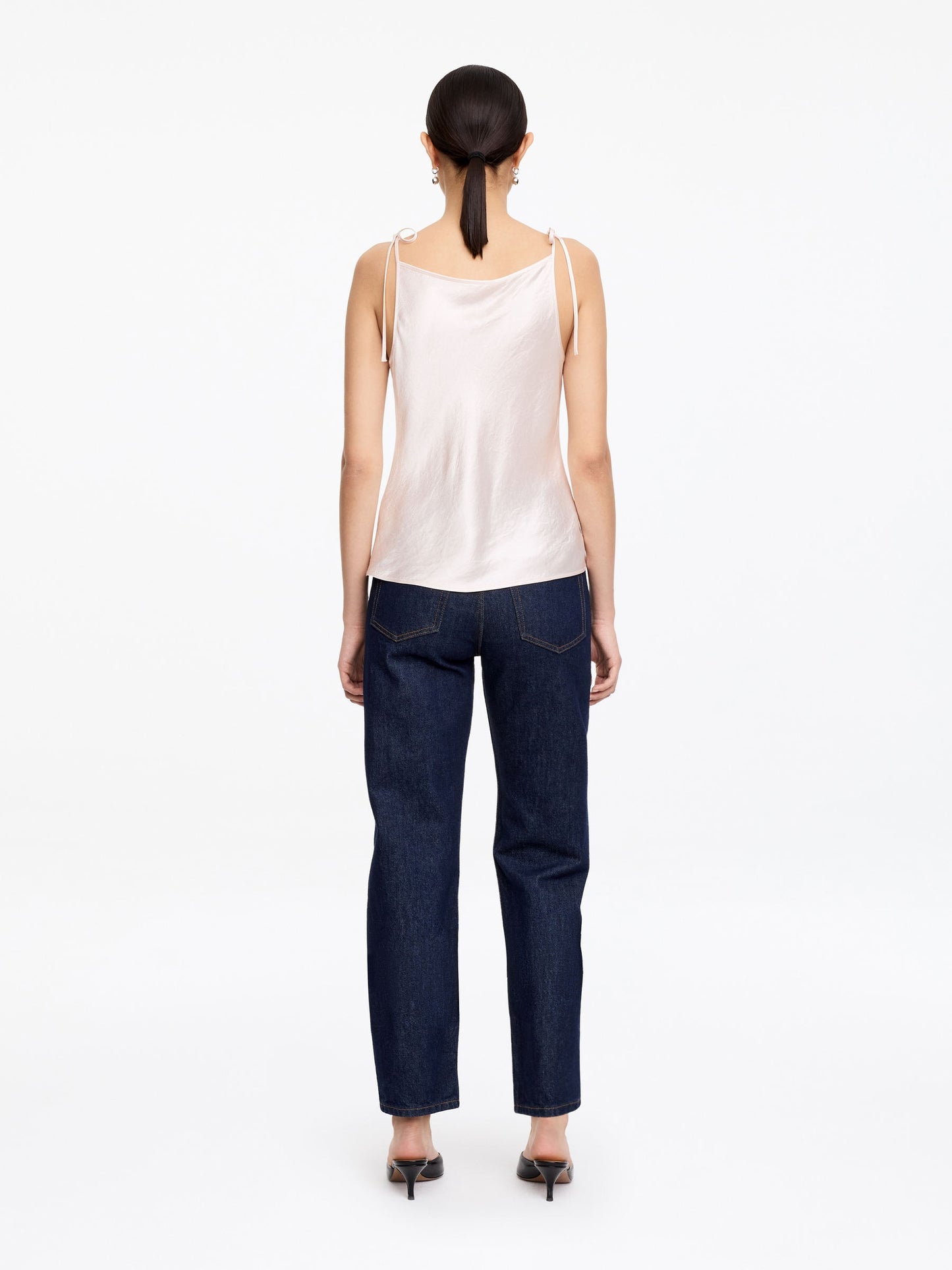 Crushed Satin Top