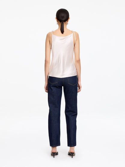 Crushed Satin Top