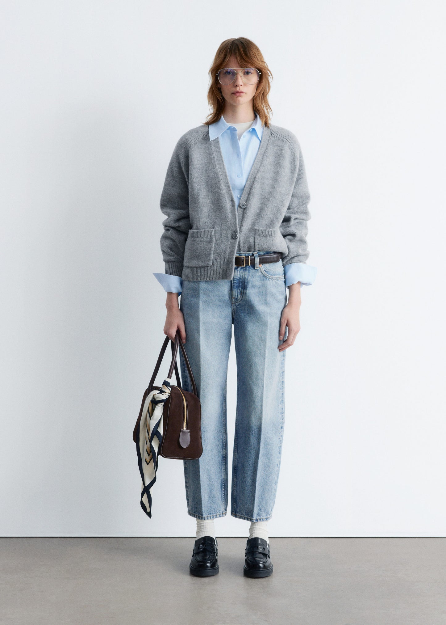 Patch-Pocket Cardigan