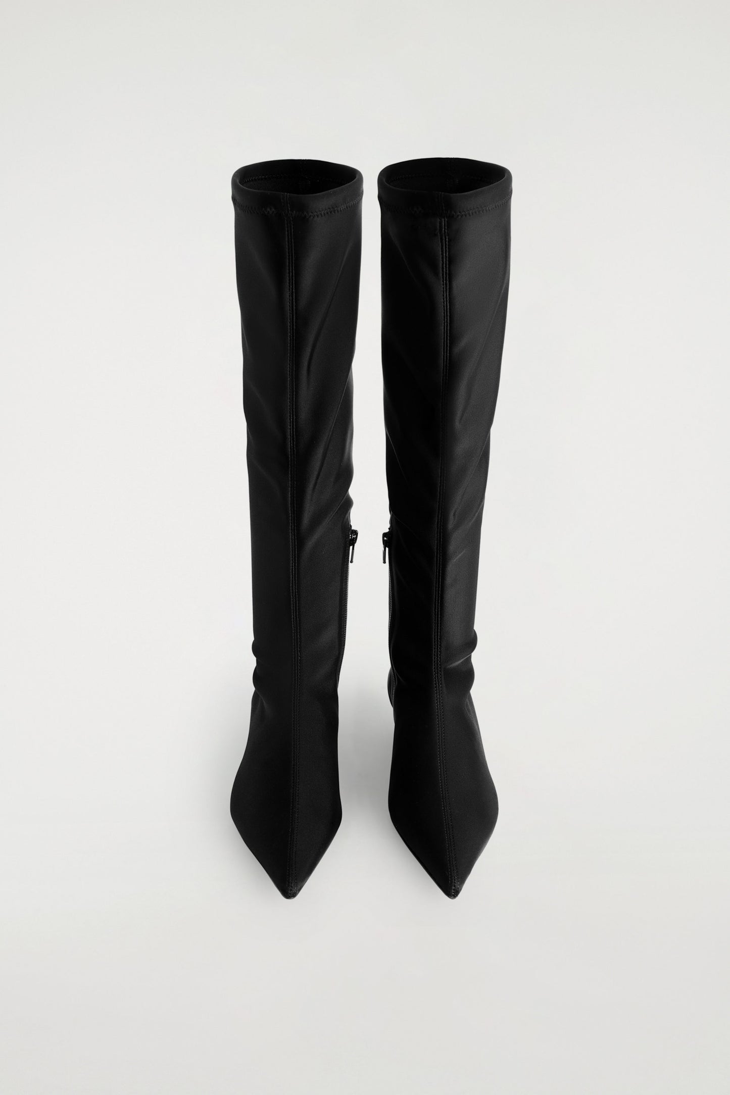 Pointed Scuba Knee Sock Boots