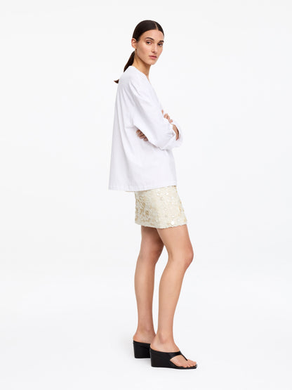 Embellished Mini Skirt