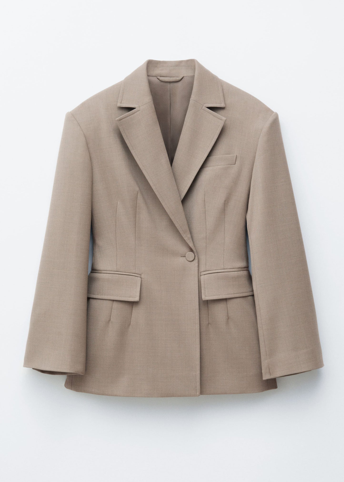 Tapered  Merino-Wool Blazer