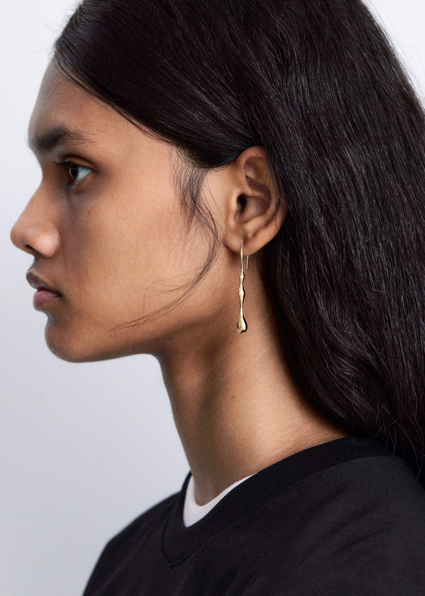 Elongated Drop Earrings