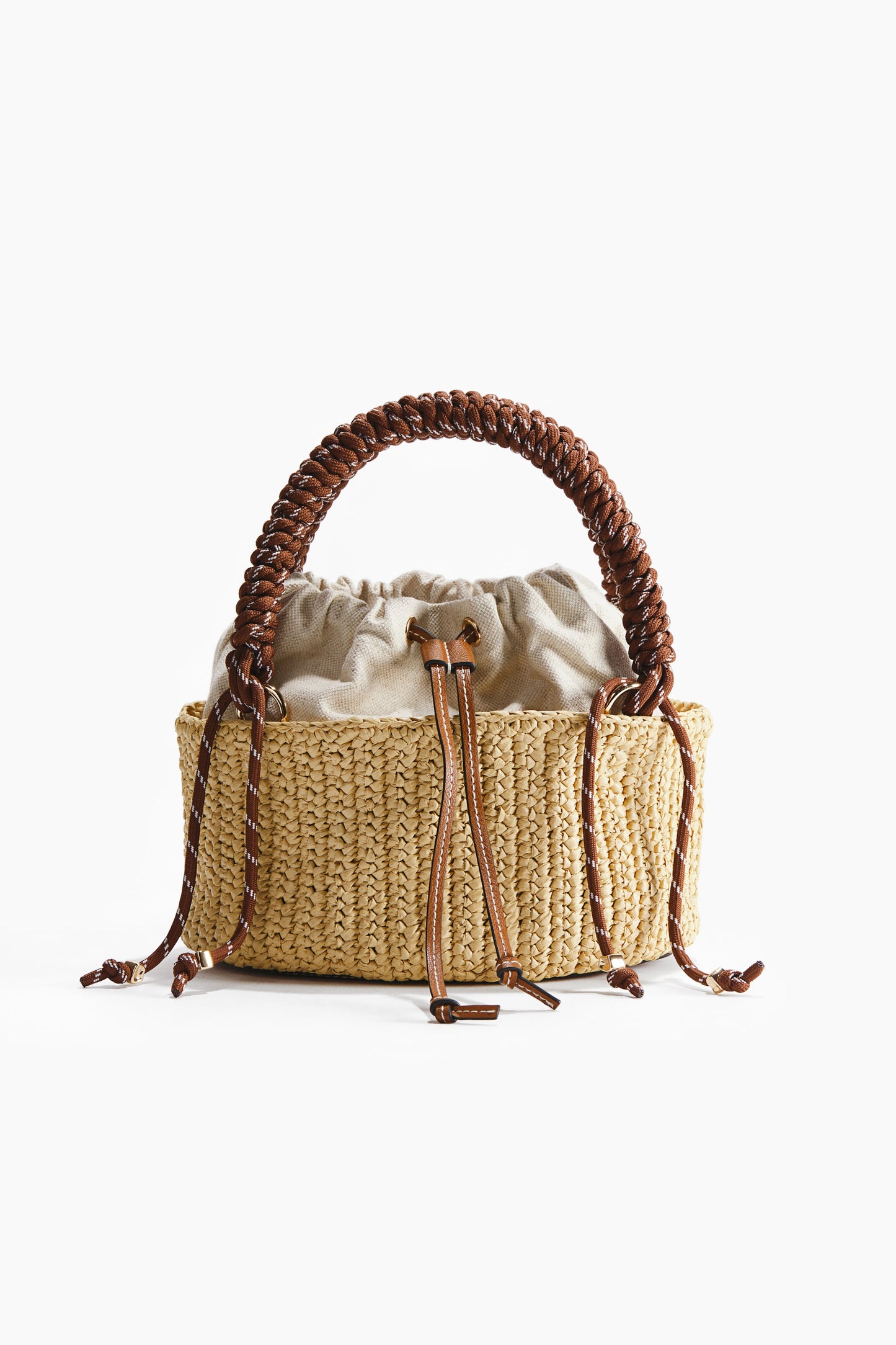 Straw tote bag