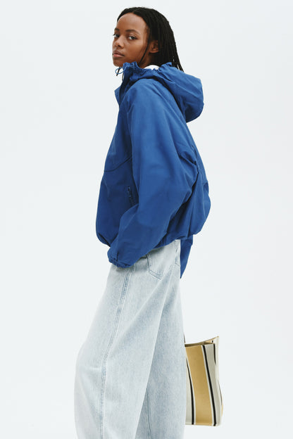 Hooded windbreaker
