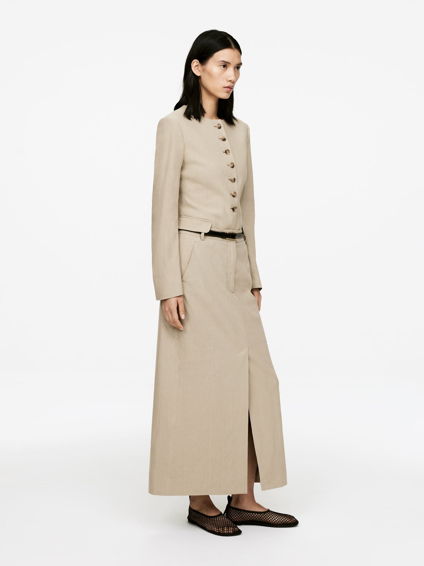 Cotton-Linen Skirt