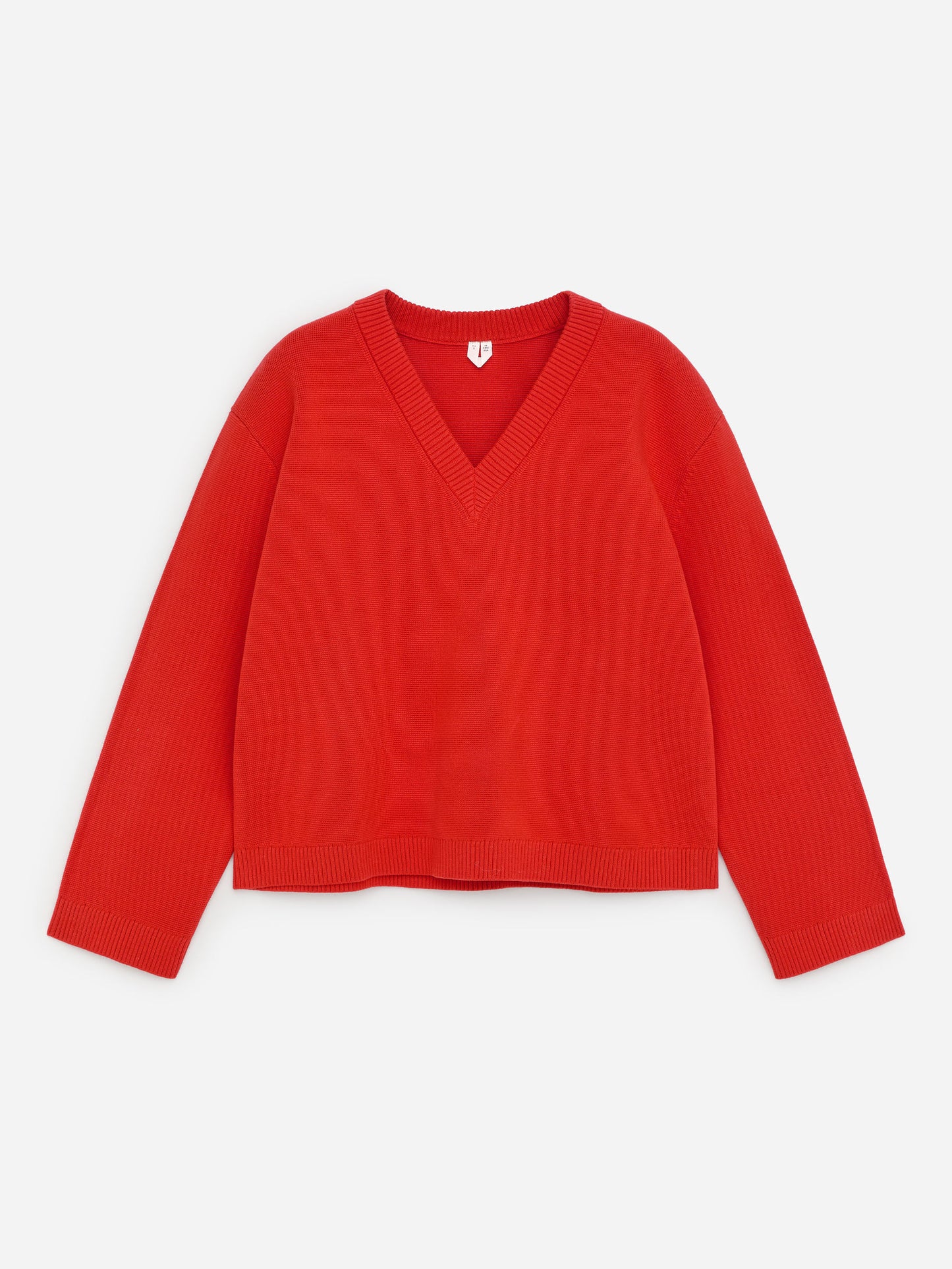 V-Neck Cotton Jumper