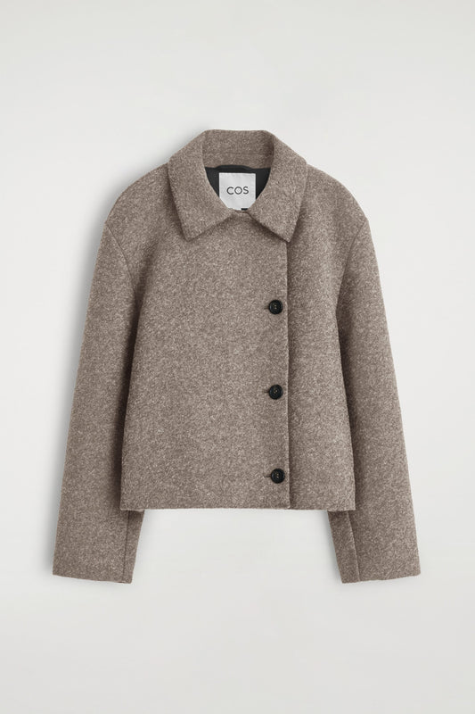 Boiled Wool-Blend Jacket