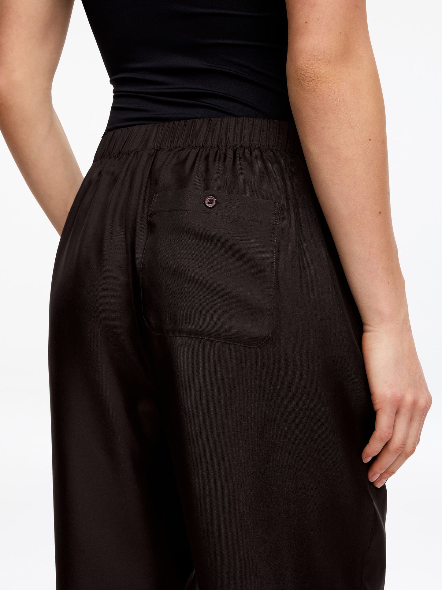 Silk Twill Trousers