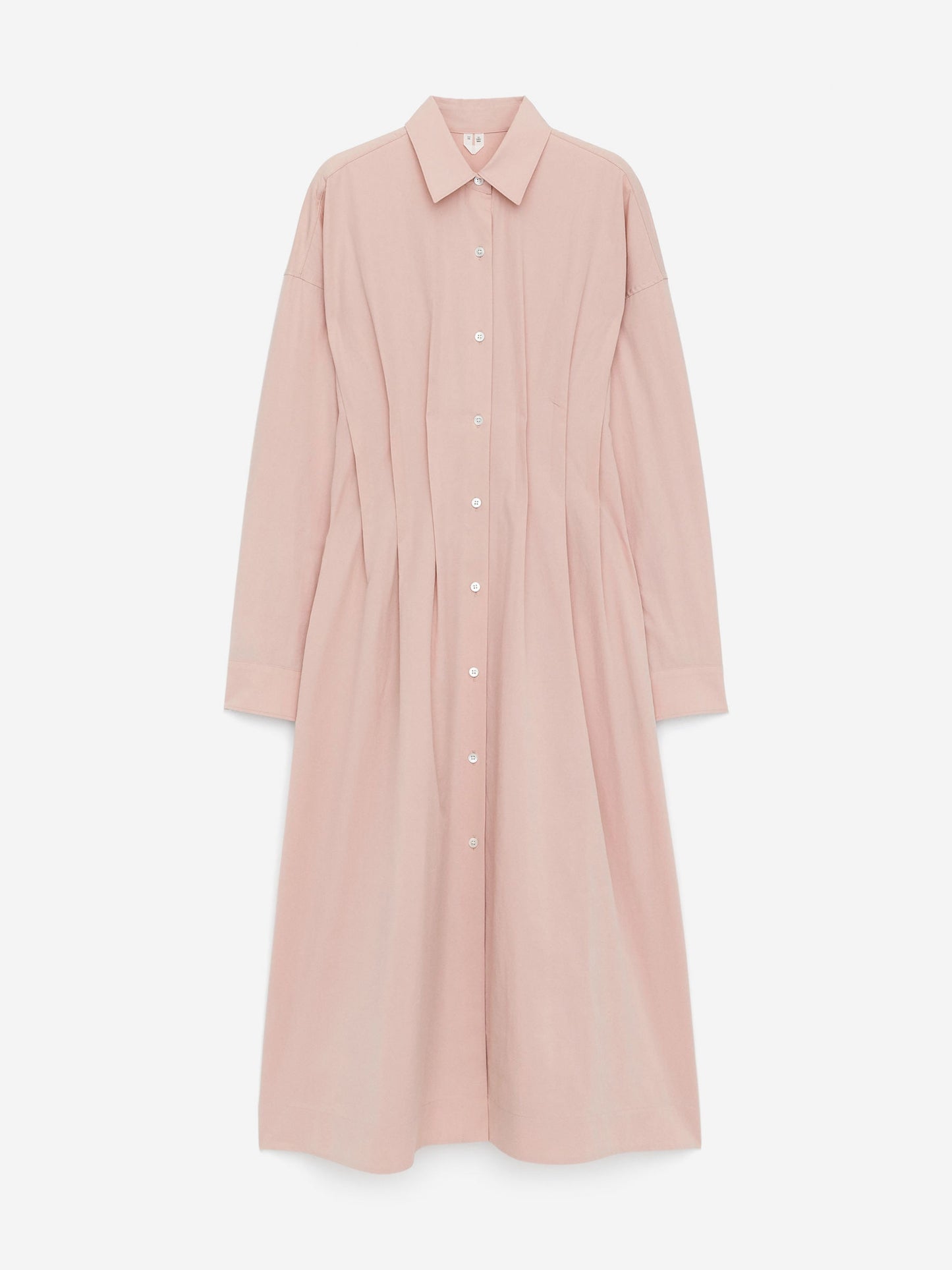 Pleated Shirt Dress