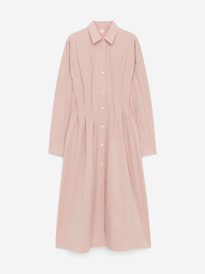 Pleated Shirt Dress