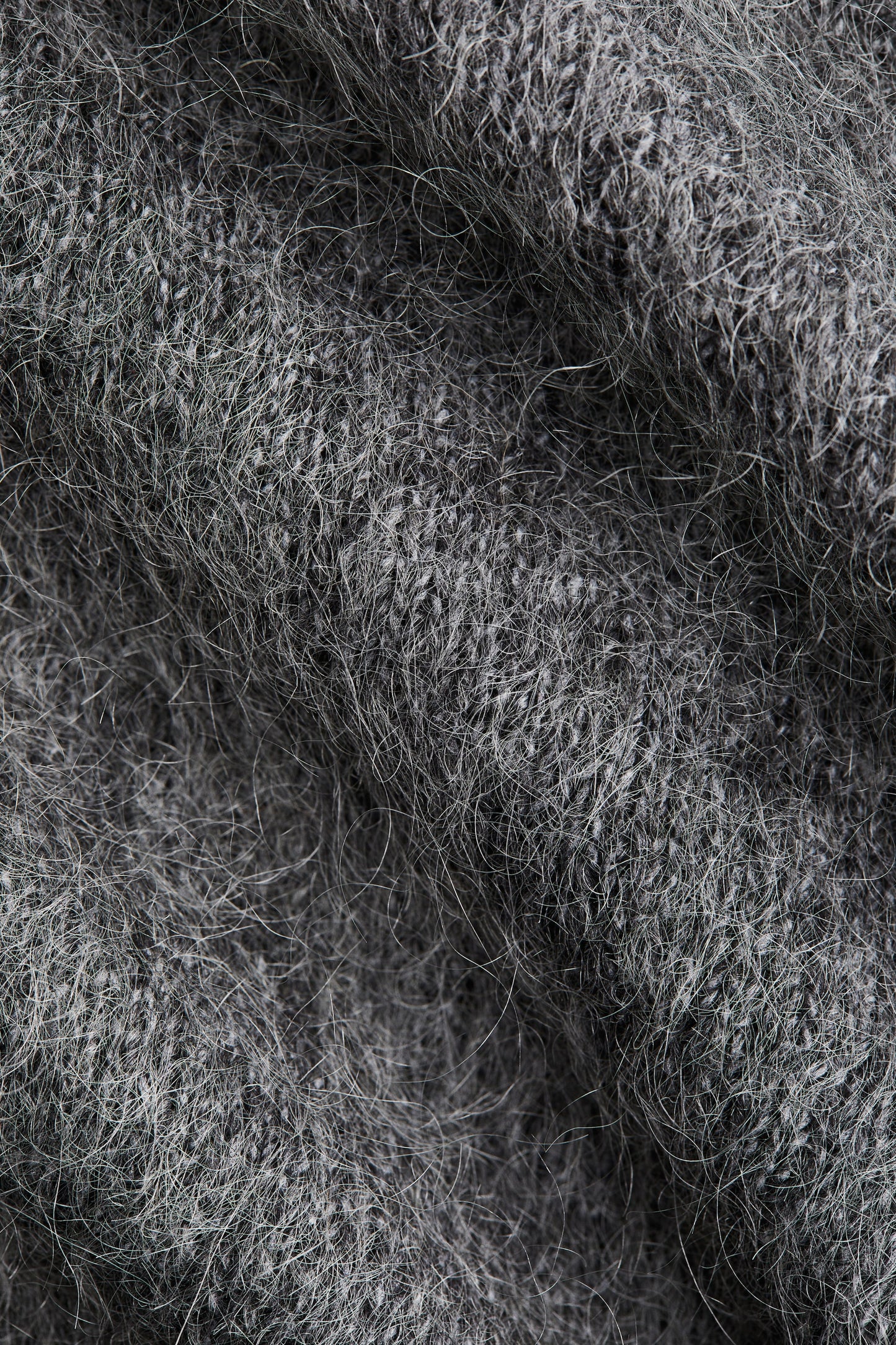 Oversized mohair-blend jumper