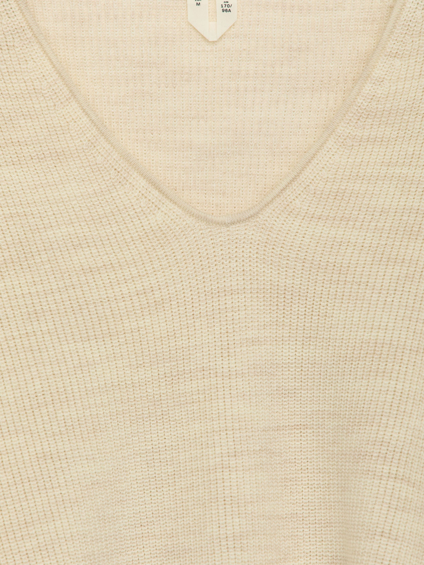 Wool-Cotton V-Neck Jumper