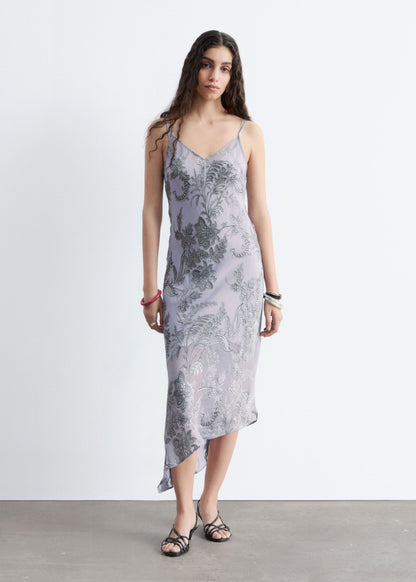 Floral Strap Midi Dress