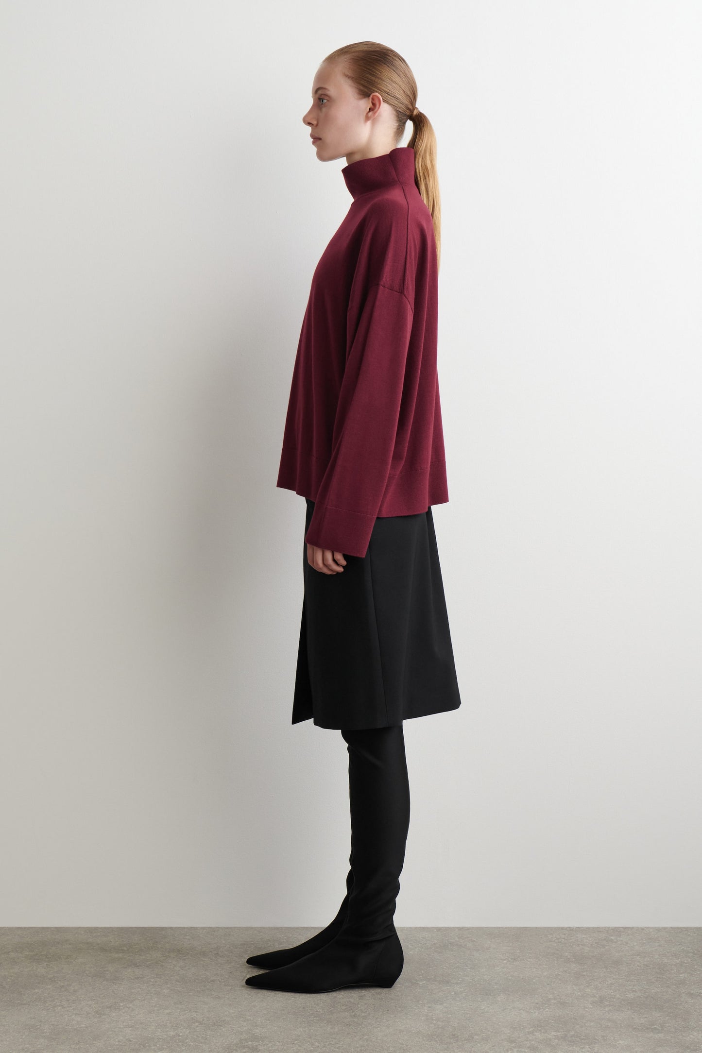 Merino Wool Turtleneck Jumper