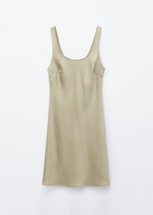 Satin Slip Mini Dress