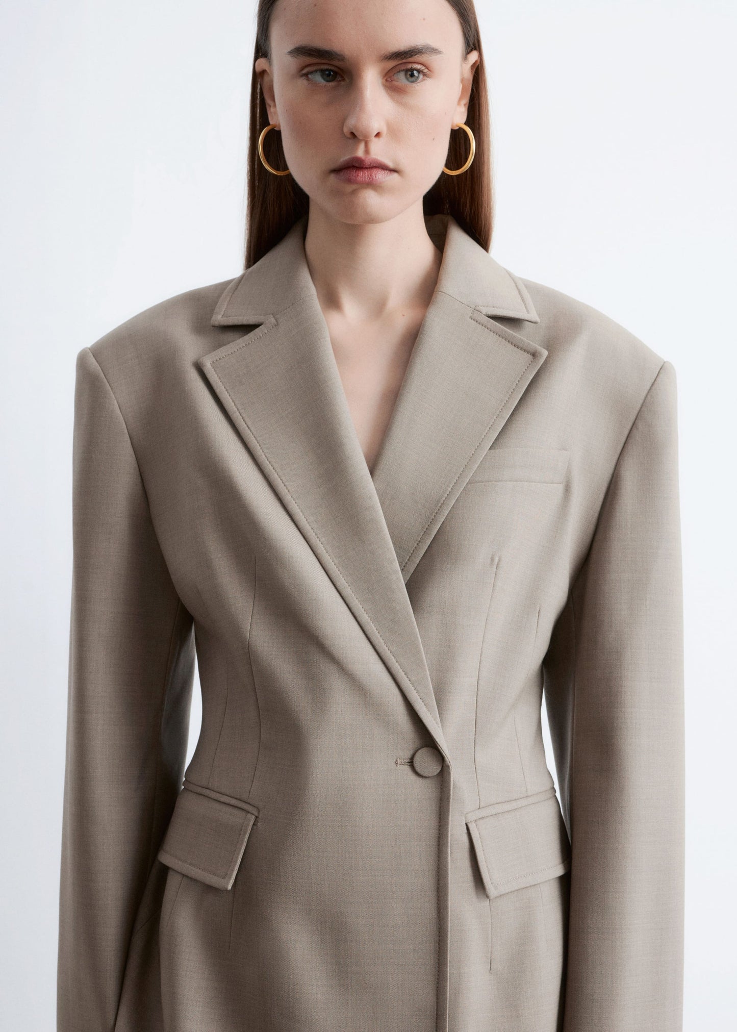 Tapered  Merino-Wool Blazer