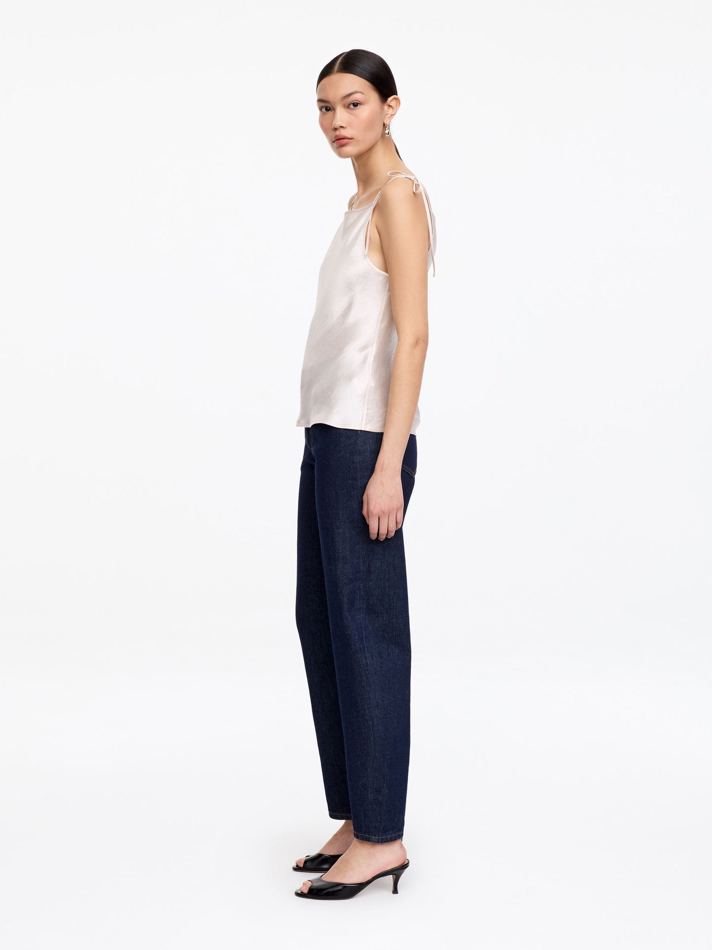 Crushed Satin Top