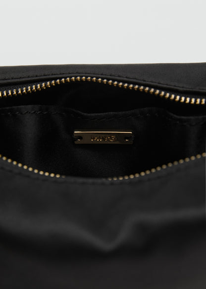 Satin handbag