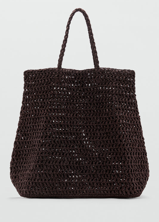 Natural fibre maxi bag
