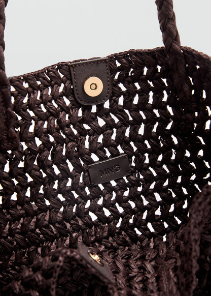 Natural fibre maxi bag