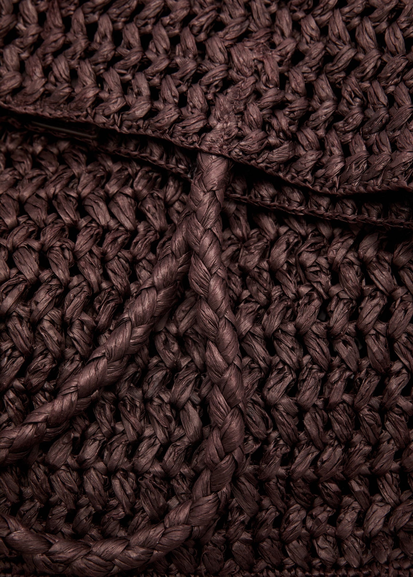 Natural fibre maxi bag