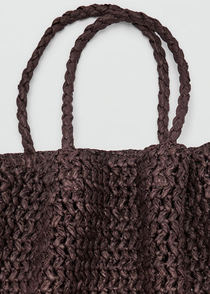 Natural fibre maxi bag