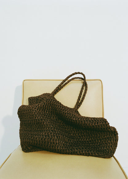 Natural fibre maxi bag