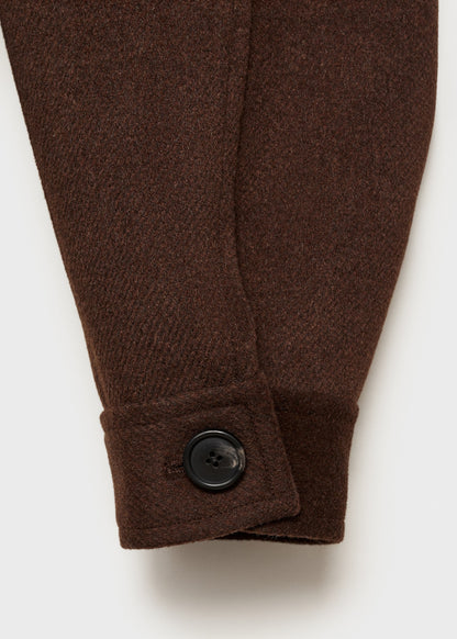 Wool jacket with pockets
