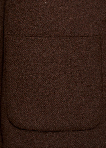 Wool jacket with pockets