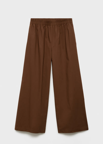 Cotton culotte trousers