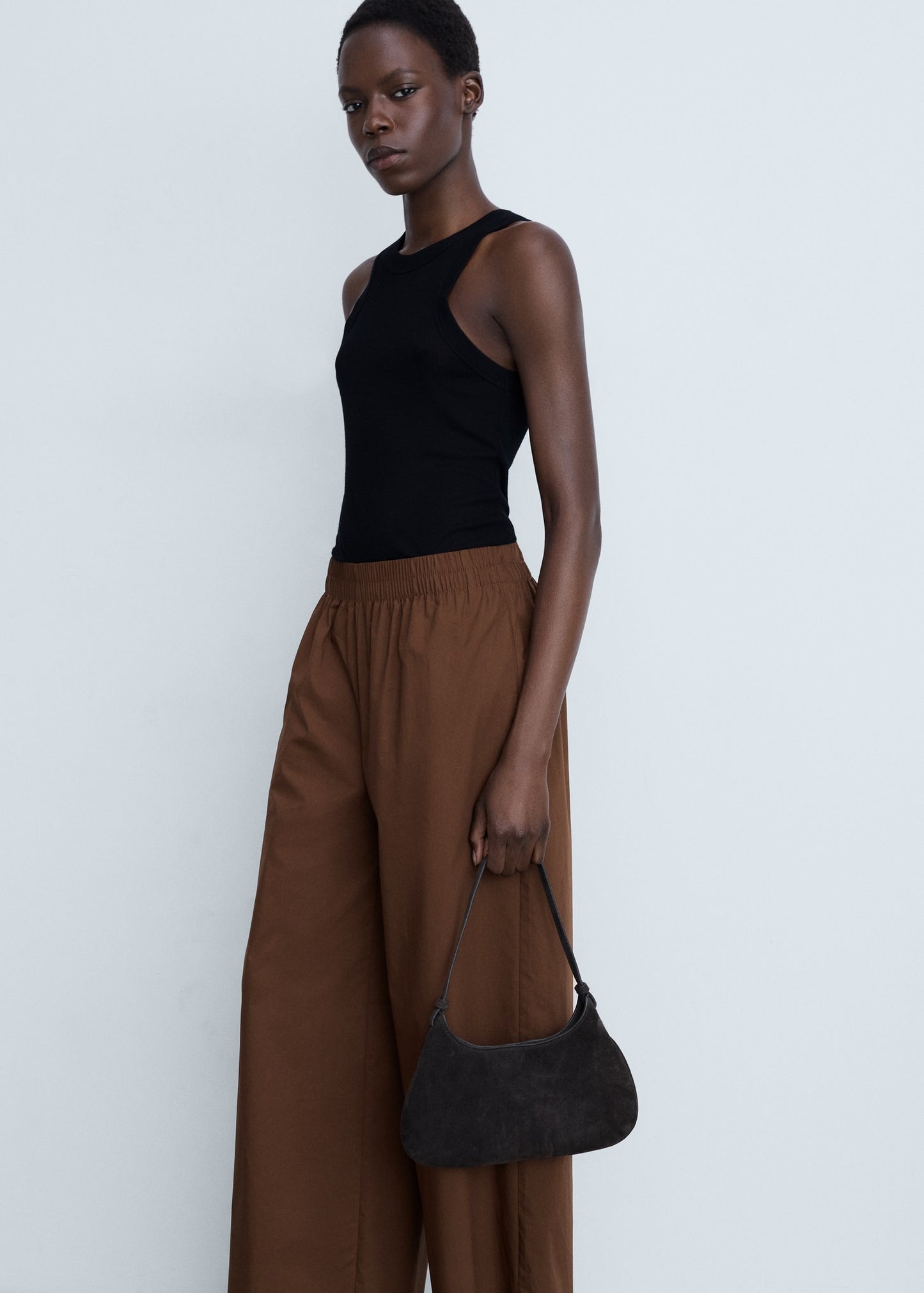 Cotton culotte trousers