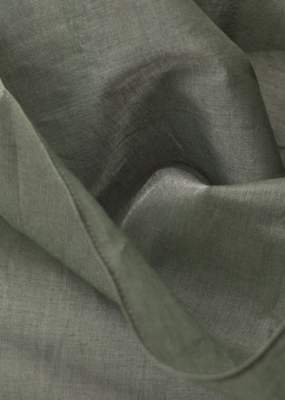 Silk blouse with asymmetrical neckline