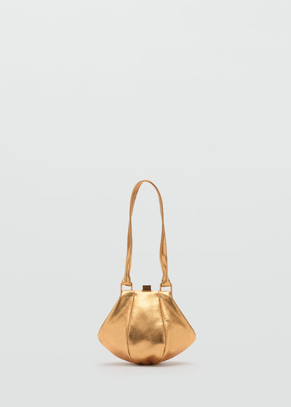 100% metallic leather bag